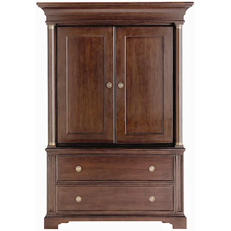 Penobscot Wardrobe with Two Doors & Two Drawers